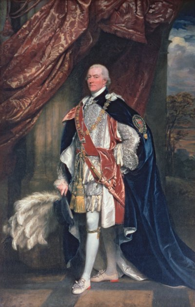 George John Spencer, 1. Lord der Admiralität in Garter Robes von John Singleton Copley